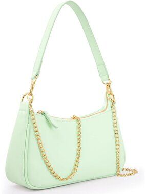 Women's Green premium PU leather comfortable elegance Shoulder Handbag